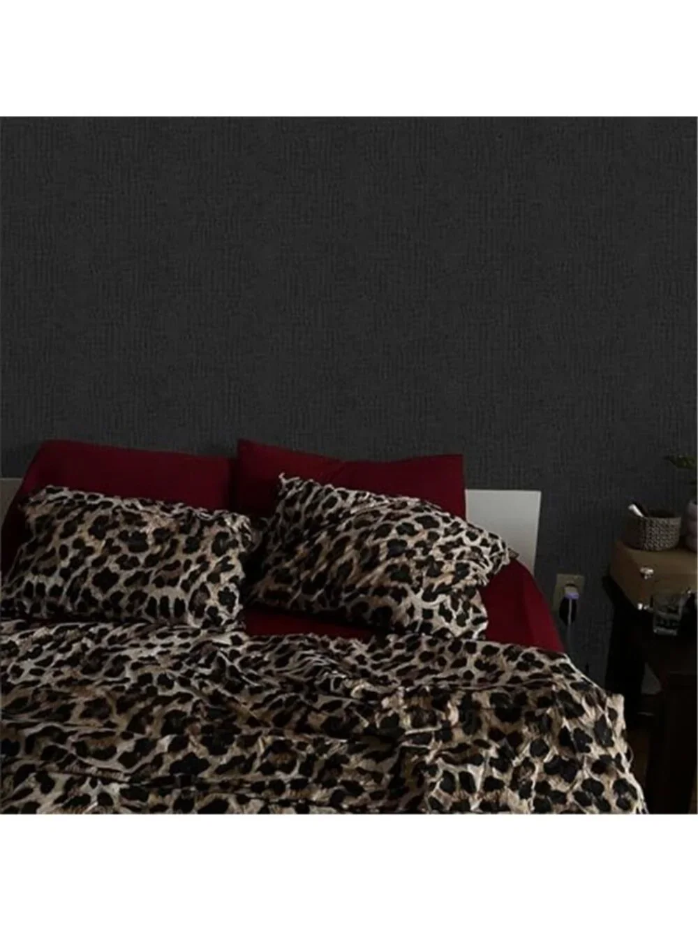 Black Crocodile Peel And Stick Wallpaper Textured Faux Leather Contact Paper PVC